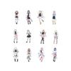Gakuen Idolmaster Trading Die-Cut Stickers, Drawn by Drawing, Box of 12 view 1