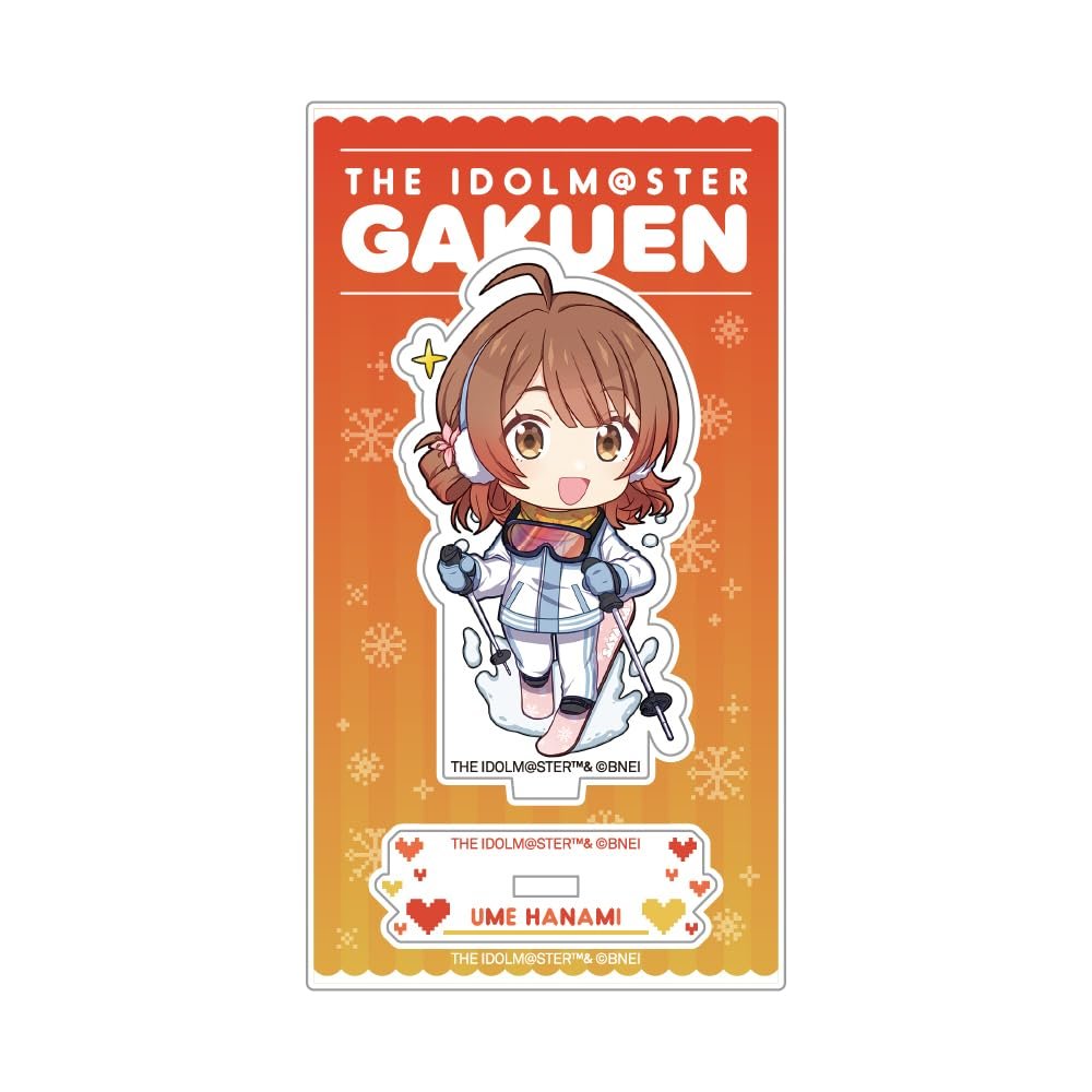 Gakuen Idolmaster Yume Hanaumi Mini Character Acrylic Stand