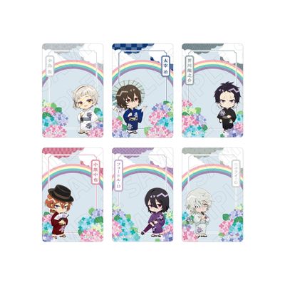 Character Toy, Bungo Stray Dogs x Hydrangea, Trading Clear Cards, Box of 6
