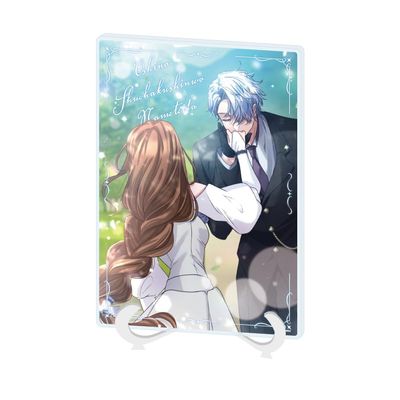 01 Estefania & Cynil [Official Illustration] Acrylic Art Board [A5 Size]