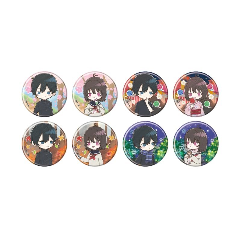 TV Anime "Small Citizen Series" 03 Four Seasons Ver. [Graph Art Illustration] Can Badge Box of 8