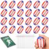 24 Pcs 3.3" Mini Football Stress Balls, Mini Foam Football for School Rewards, Superbowl Decoration Party Favor, Themed Party Supplies Decorations (24 Pcs) view 1