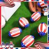 24 Pcs 3.3" Mini Football Stress Balls, Mini Foam Football for School Rewards, Superbowl Decoration Party Favor, Themed Party Supplies Decorations (24 Pcs) view 4