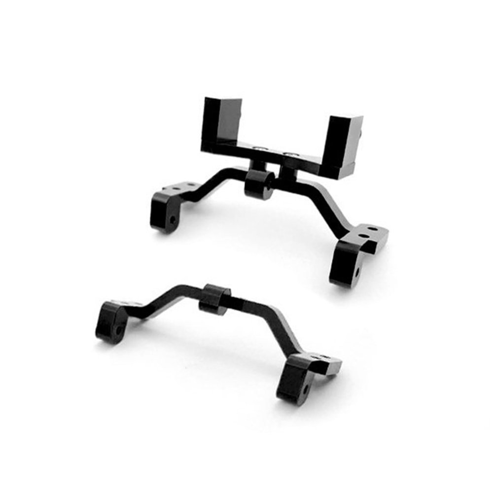 RC Car Parts for MN D96 D99 D90 D91 for MN90 MN99S Replacement Metal Pull Rod Base Seat Axle Up Servo Bracket Mount Screw Set RC Car Truck Spare Parts Accessories(Black)