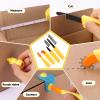 FIIOEOY Cardboard Construction Kit, 138 PCS Cardboard Cutting Tools for Kids, STEM Reusable Tool for DIY Creativity Projects Educational Toy Birthday Gift for Boys Girls Age 6+ view 2