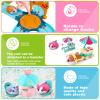 Hamster Track Toys for Kids - Pretend Play Ice Cream Theme Educational Track Car Games Set with 2 Mini Hamster Toys & Accessories, Birthday Toy for 3 4 5 6 7 Year Old Toddlers Boys Girls view 3