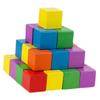 ERINGOGO 1set Wooden Cube Blocks for Early Childhood Education Smooth Craft Cubes for Projects and Mathematics Teaching Aid Solid Design for -Term Use view 1