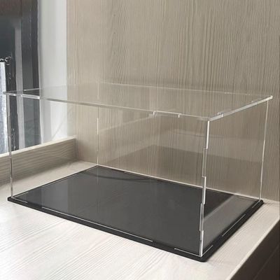 2mm Acrylic Display Case Clear Acrylic Organizer Box Assemble Countertop Dustproof Protection Showcase for Action Figures, Collectibles, Home Storage,45/50/55/60/65/70cm,(60x60x50cm/24x24x20in)