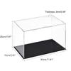 2mm Acrylic Display Case Clear Acrylic Organizer Box Assemble Countertop Dustproof Protection Showcase for Action Figures, Collectibles, Home Storage,45/50/55/60/65/70cm,(60x60x45cm/24x24x18in) view 2