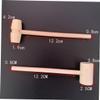 Toddmomy 20 Pcs Mini Wooden Hammer for Natural Cake Mallets Lightweight Easy to Carry for Educational Play Home Decoration Fun Hand Training Exercise view 2