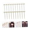 Toddmomy 20 Pcs Mini Wooden Hammer for Natural Cake Mallets Lightweight Easy to Carry for Educational Play Home Decoration Fun Hand Training Exercise view 3