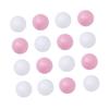 Toddmomy 100 Pcs Thicken Plastic Ocean Balls for Wave Balls for Garden Indoor Play Bathtub Fun Pink White view 1