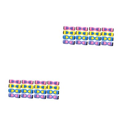 Abaodam 2sets Balance Car Erasers Detachable Erasers for Fun Study Accessories Creative Help Erase Mistakes for School Supplies and Random Color 16pcs*2
