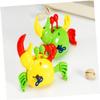 KESYOO 4pcs Wind Up Crabs Fun Plastic Clockwork Crabs for Red Green Yellow Safe Engaging for Easter and Parties view 3