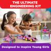 Doctor Jupiter Girls Ultimate Engineering Kit for Ages 8+ | Build Your Own Catapult, Race Car & Scribbling Robot | Birthday Gift Ideas for Girls 8-9-10-11-12 Year Olds | STEM Kit, Educational Toys view 2