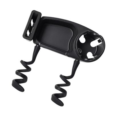 3 in 1 Baby Strollers Food Tray with Phone Holder Bottle Cup Holder Detachable Organizers Tray Flexible Arm Grips
