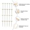TOYANDONA 20pcs Mini Wooden Mallet Hammer for Boys and Girls Safe Natural Wood Craft Hammers for Pounding Toys and Cake Decorating Smooth for Easy Cleaning view 4