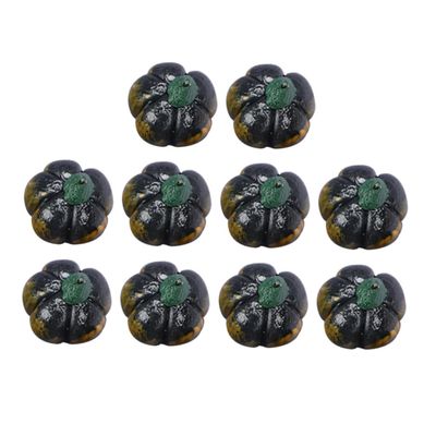 Abaodam 10pcs Mini Acorn Squash Simulation Pumpkins for House Photography Props Realistic Fall Decor for Halloween Thanksgiving and Seasonal Celebrations