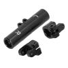 aqxreight RC Front Steering Set for ECX Barrage 1/24 RGT 1/24 FTX/Climbing Car Aluminum Alloy Rear Axle Base Set (Black) view 3