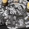 LINSINA Tarot Deck Card with Guidebook for Beginners,Tarot Cards with Meanings on Them,Fortune Telling Game Cards for Lover (Black) view 2