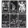 LINSINA Tarot Deck Card with Guidebook for Beginners,Tarot Cards with Meanings on Them,Fortune Telling Game Cards for Lover (Black) view 3