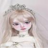 SssHam BJD Doll Clothes Wedding Dress Headdress Necklace for 1/3 1/4 BJD Doll Clothing Female Doll Miniatures Accessories (Doll Not Included)(1/4) view 4