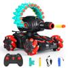 BOKSYUR Rc Car Shoot SoftBullet,Fits for Nerf,Rc Tank That Shoots,Battle ANK with Remote Control Tank That Shoots Foam Darts-Stunts,16Foam Darts- Birthday Presents ForKids 7 8 9 10 11 Year Oldred2.0 view 1