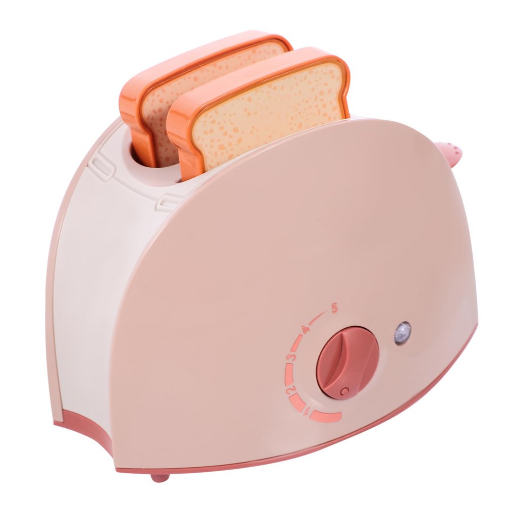 HONMEET 1 Set Electric Toaster for Fun Simulation Bread Maker Easy to Use Play Kitchen Accessory Birthday Present for Young Chefs Encourages Imaginative Cooking Play