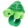 COSMEVIVI 1pc Plush Turtle Slap Bracelet Wristband Party Favor for Boys and Girls and Adults Soft Cartoon Design for Birthday Celebrations and Events Compact and Comfortable for Easy Wear view 1