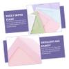 Angoily 50Pcs Card Sleeves Simple Style Scratch Protectors for Trading Cards Photos Includes Each of Avocado view 2