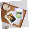 Angoily 50Pcs Card Sleeves Simple Style Scratch Protectors for Trading Cards Photos Includes Each of Avocado view 4