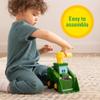 BUILD-A-BUDDY Take Apart Toys - John Deere Skid Steer - Includes Kids Ratchet Tool - 2-in-1 Toddler Building Toys with Free Rolling Wheels - 13 Pieces - Ages 18 Months and Up view 2
