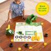 BUILD-A-BUDDY Take Apart Toys - John Deere Skid Steer - Includes Kids Ratchet Tool - 2-in-1 Toddler Building Toys with Free Rolling Wheels - 13 Pieces - Ages 18 Months and Up view 4