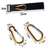 Abaodam 2pcs Non Slip Stroller Organizer Hooks Clips for Easy Attachment Walkers Shopping Carts Wheelchairs Durable Hanger for Bags Accessories view 2