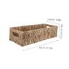 ABOOFAN Hyacinth Woven Storage Baskets Rattan Decorative Basket Multi-function Pastoral Style Storage for Home Decor view 2