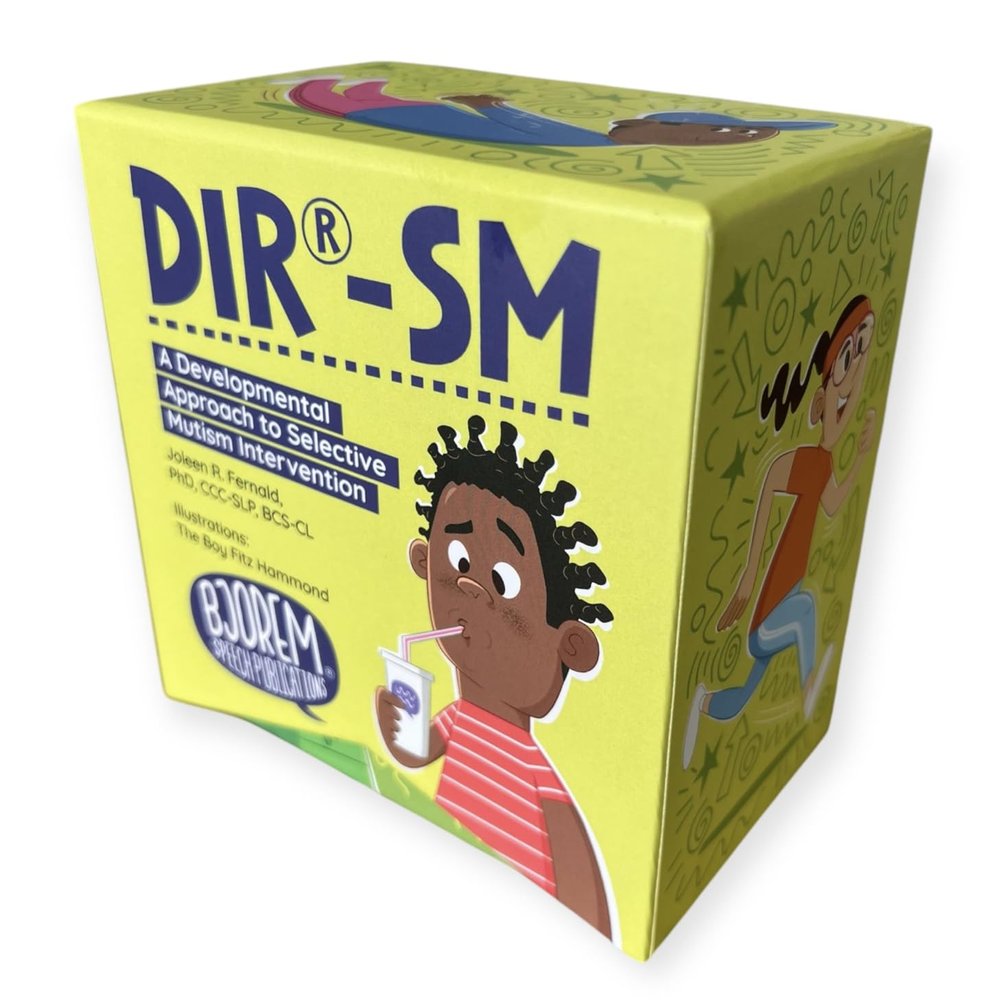 Bjorem Speech DIR-SM Selective Mutism Speech Therapy Deck Developmental DIR-Based Cards for Anxiety-Driven Non-Speaking Kids