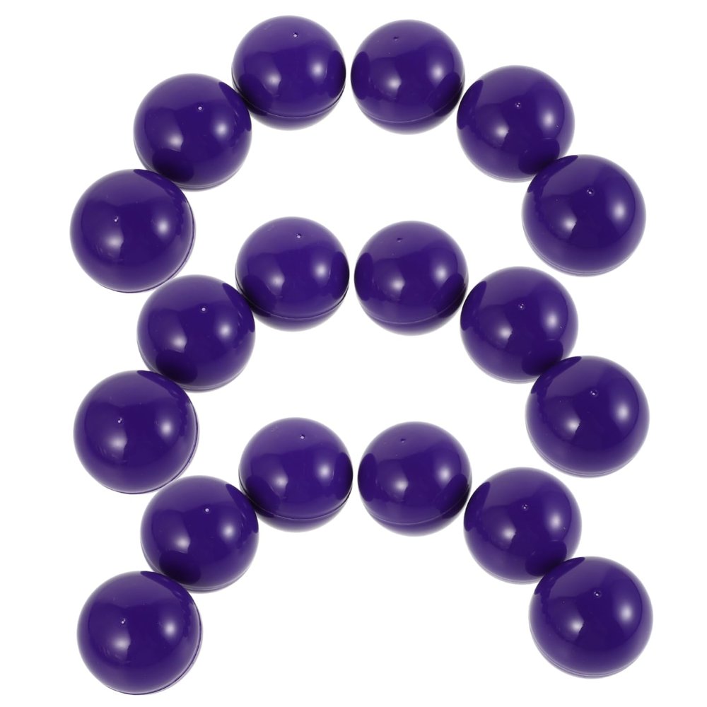 DECHOUS 50 Pcs 4CM Plastic Raffle Balls for Lottery Drawings Bingo Games and Party Events Hollow Smooth Design Easy Open for Prize Draws