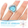 LIOOBO 6 Sets Jewelry for Necklaces Bracelets Earrings and Rings Birthday and Christmas Ages Delicate Safe Costume Jewelry view 4