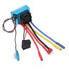 60A Brushless ESC High Performance Electronic Speed Controller for 1/10 RC Model Car Boat with 320A Peak Current 5.8V 3A BEC Male T Power Connector view 3