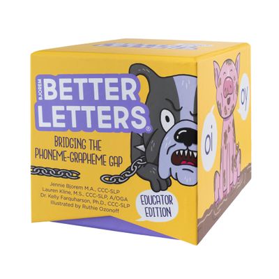 Bjorem Better Letters: Educator Edition - Bridging The Phoneme-Grapheme Gap for Literacy