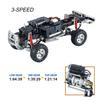wheelfun HG 1/10 RC Pickup Model 4 * 4 Rally Car Racing Crawler P409 2.4G Radio ESC Motor Hobby Grade Model for Adult Hobby(Black) view 4