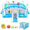 BKNROIHB Multifunctional Inflatable Bouncer for Kids with Blower - 198" x 180" Play Area - 96" Tall - Outdoor Family Fun view 1