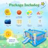 BKNROIHB Multifunctional Inflatable Bouncer for Kids with Blower - 198" x 180" Play Area - 96" Tall - Outdoor Family Fun view 3