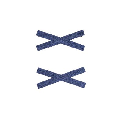 Kamipita Cross X Mini Type, 1.96 * 0.82inches, 2-Pack, Non-Stain Hair Clips, Hairpins (Plain Navy)
