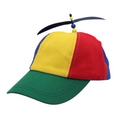 EPIPHQNY Baseball Cap, Colorful Propeller Hat Kids Hat Carnivals Costume Children Hats for Parties Festivals and Carnivals