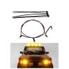 for HPI Venture 18 Brushed for Hilux SR5 1985 1/18 Roof Dome Light Set RC for Climbing Car Upgrade Accessories Replacement Parts Rc Car Headlamps Lights view 2