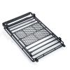 for Axial for SCX10 90046 for TRX4 1/10 RC Crawler RC Car Roof Rack Metal Luggage Carrier with Light Bar 232 * 153mm Rc Car Headlamps Lights(Roof Rack) view 1