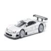 1:64 Scale Diecast Model Car Compatible with Pop Race Mercedes-Benz CLK AMG GTR (Silver) Street Version Limited Edition PR640158 view 2