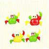 4pcs Wind Up Crabs for Clockwork Crabs Red Green Yellow Engaging and Safe Wind Up for Easter Baskets and Parties view 4