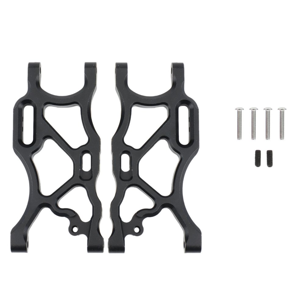 2Pcs Metal Rear Lower Suspension Arm for ARRMA 1/7 Limitless Infraction 6S 1/8 Typhon 6S RC Car Upgrade Parts,Black